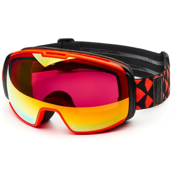 Окуляри маски Briko NYIRA FREE FIGHTER 7.6 black/orange-rm3