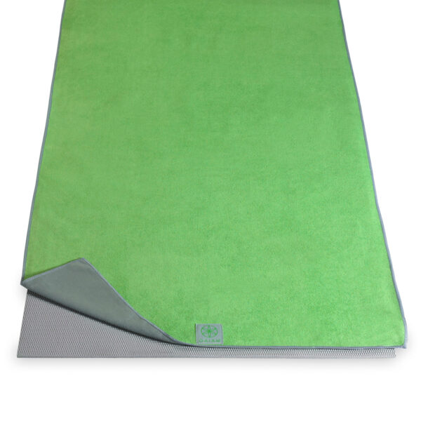 Рушники для килимка Gaiam DUAL GRIP MAT TOWEL green/charcoal