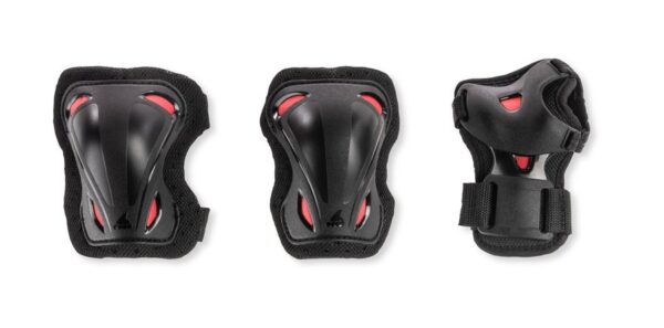 Захист комплект Rollerblade SKATE GEAR JUNIOR 3 PACK black/red