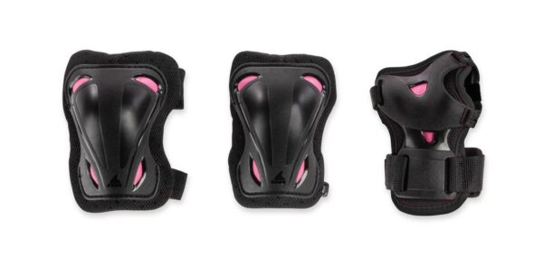 Захист комплект Rollerblade SKATE GEAR W 3 PACK black/raspberry