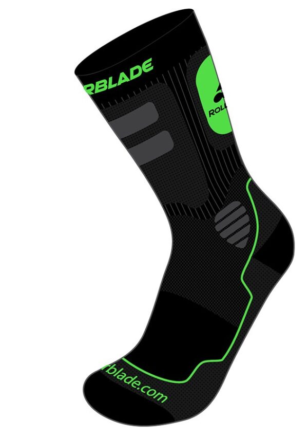 Шкарпетки Rollerblade шкарпетки HIGH PERFORMANCE SOCKS nero/verde