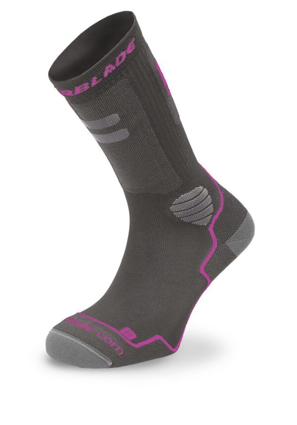 Шкарпетки Rollerblade HIGH PERFORMANCE W SOCKS dark grey/pink