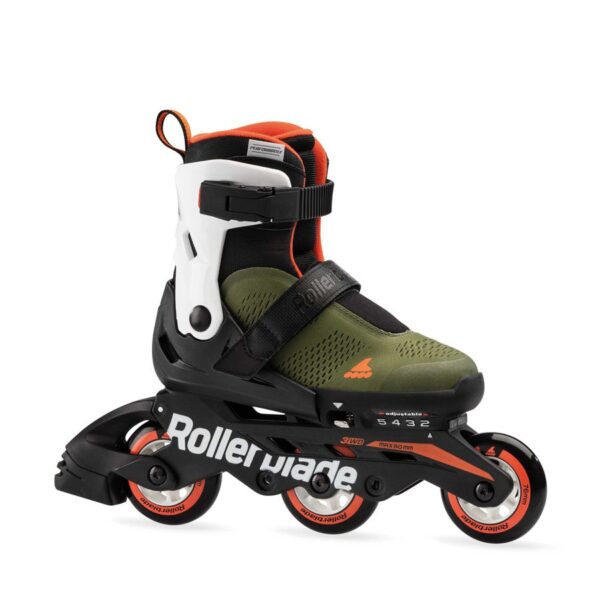 Ковзани роликові Rollerblade MICROBLADE FREE 3WD military green/orange