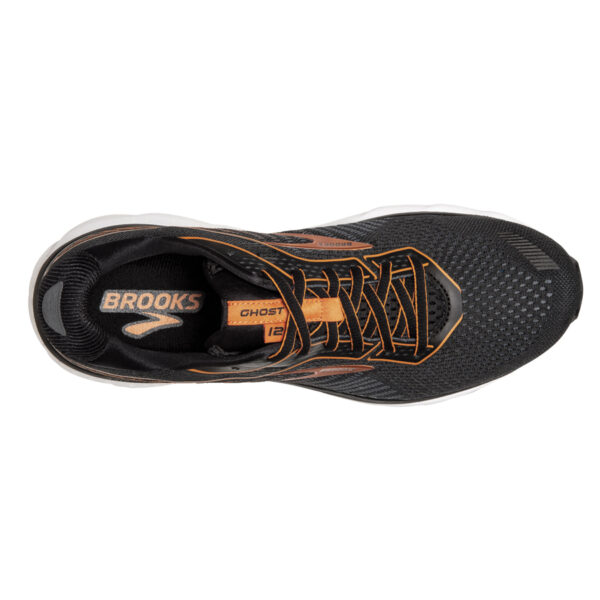 Кросівки Brooks GHOST 12 black/turbulence/orange