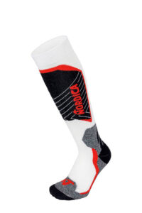 Шкарпетки Nordica TECH JUNIOR white/black/red