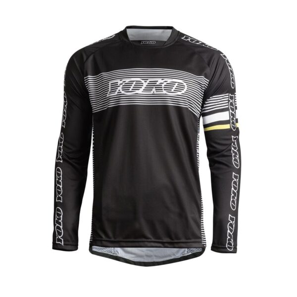 Футболки з довгим рукавом Yoko ENDURO LS TOP black