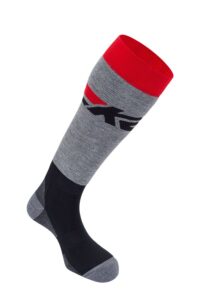 Шкарпетки K2 ALL-AROUND 2 PAIRS PACK black/grey mel/red