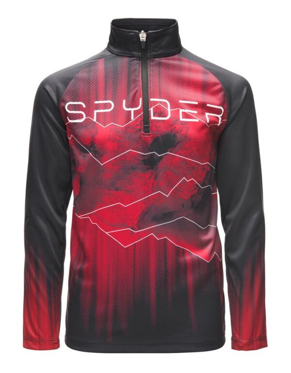 Кофти Spyder BOYS LIMITLESS RISING 001 blk/red/blk