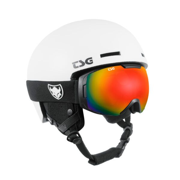 Окуляри маски TSG GOGGLE ONE solid black - rainbow chrome