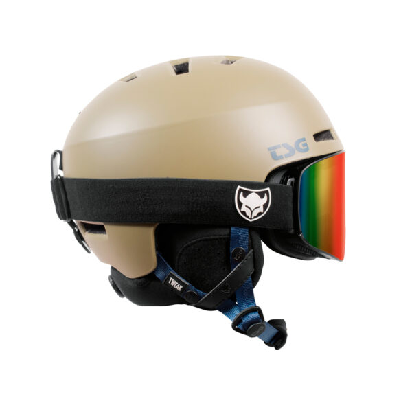 Окуляри маски TSG GOGGLE FOUR S solid black - rainbow chrome