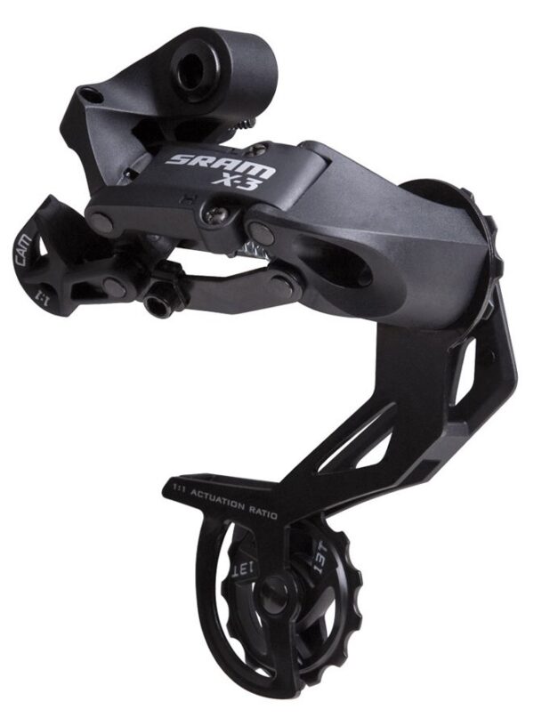 Перемикачі швидкостей велосипеда SRAM REAR X-3 L-CAGE black