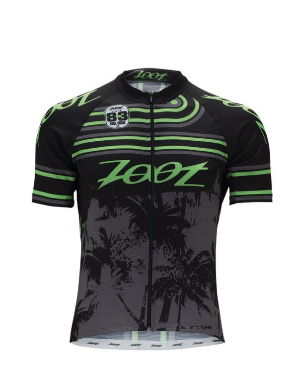 Футболки Zoot M Ultra Cycle Team Jersey black/green flash