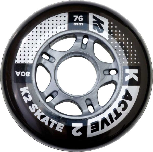 Колеса для роликових ковзанів комплект K2 76 MM ACTIVE WHEEL 4-PACK