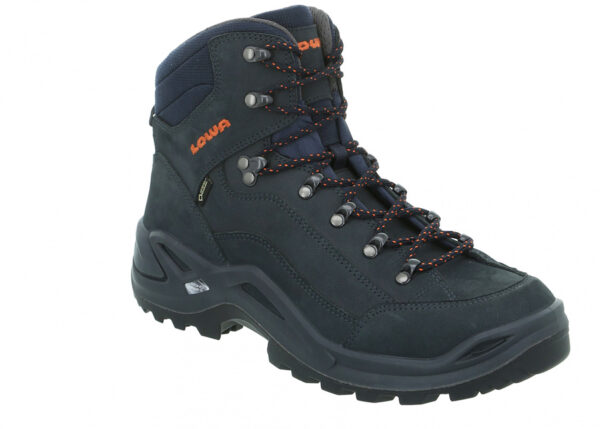 Черевики трекінгові Lowa RENEGADE GTX MID navy/orange