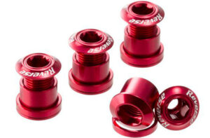 Болти комплект Reverse REVERSE CHAINRING BOLT SET (4 PCS. red