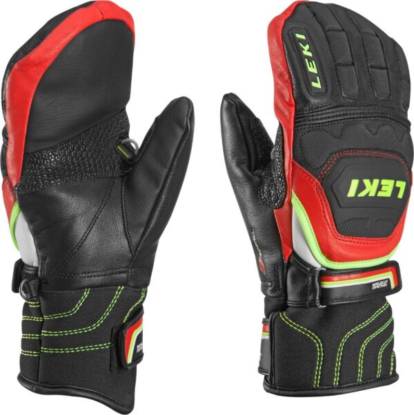 Рукавиці Leki Рукавиці Worldcup Race Flex S Junior Mitt black-red-white-yellow