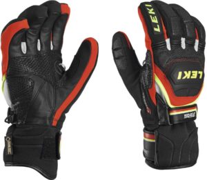 Рукавички Leki WORLDCUP RACE COACH FLEX S GTX black-red-white-yellow