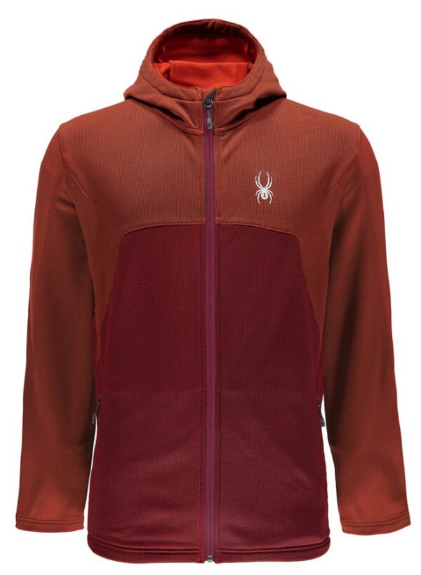 Кофти флісові Spyder M CAPITOL FULL ZIP HOODY 626 brs/red