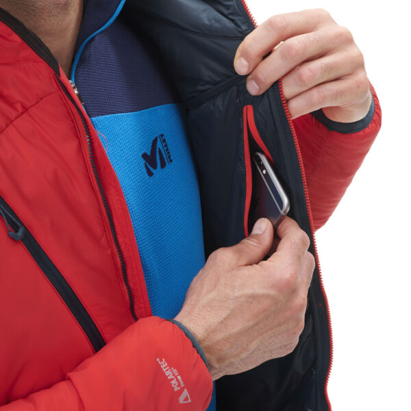 Куртки утеплені Millet ELEVATION AIRLOFT HOODIE M orion blue/fire