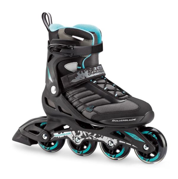 Ковзани роликові Rollerblade ZETRABLADE W black/blue cyan