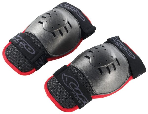 Захист коліна UFO Захист колін короткий Knee Guards black/red