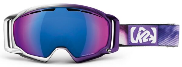 Окуляри маски K2 Captura PRO purple/white fade, blue infrared octic mirror