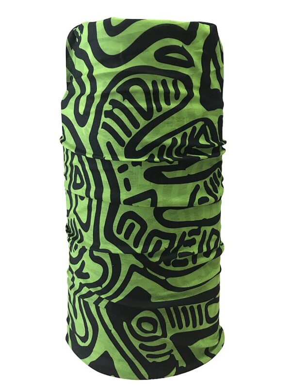 Бандани багатофункціональні Crow PETROGLYPH green/black