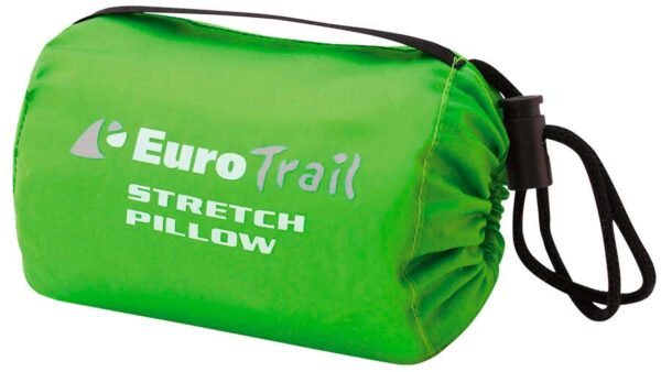 Килимки надувні Eurotrail PILLOW STRETCH XL lime/charcoal