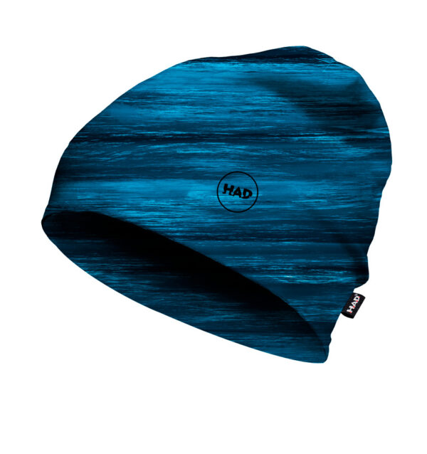 Шапки HAD PRINTED FLEECE BEANIE hurricane blue