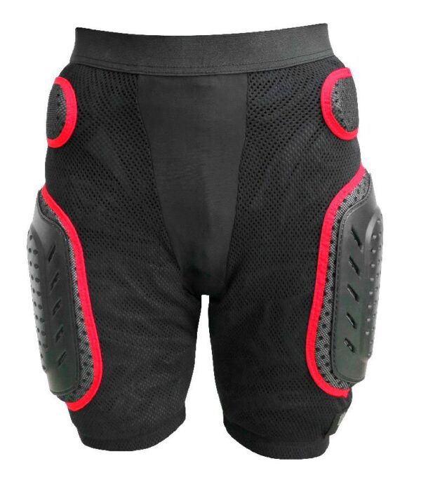 Шорти захисні USD Pro ARMOR SHORTS black/red