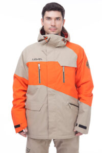 Куртки утеплені Level RANGER orange/ grey beige