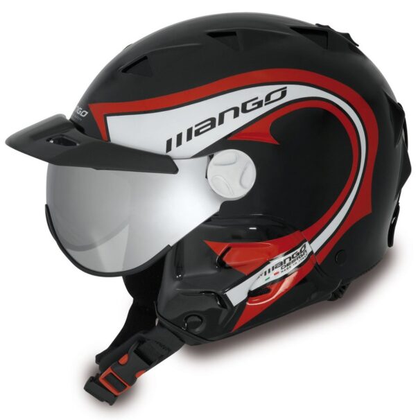 Шоломи Mango Kobra Racing black/white/red