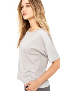 Футболки Lolё HAZE TOP g178 light grey heather