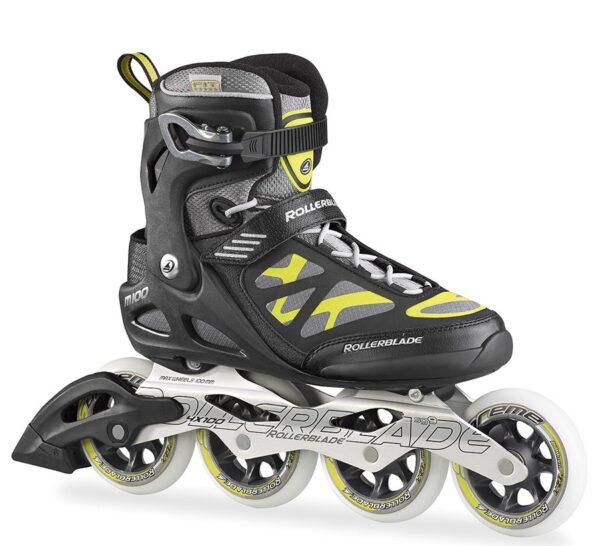 Ковзани роликові Rollerblade MACROBLADE 100 black/yellow