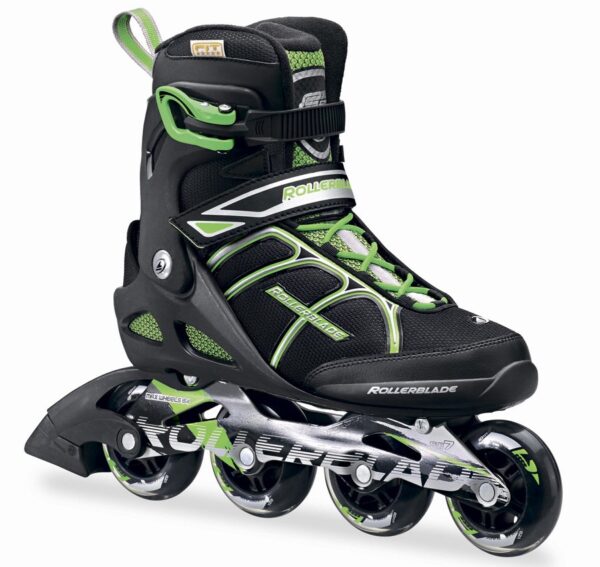 Ковзани роликові Rollerblade MACROBLADE 80 black/green