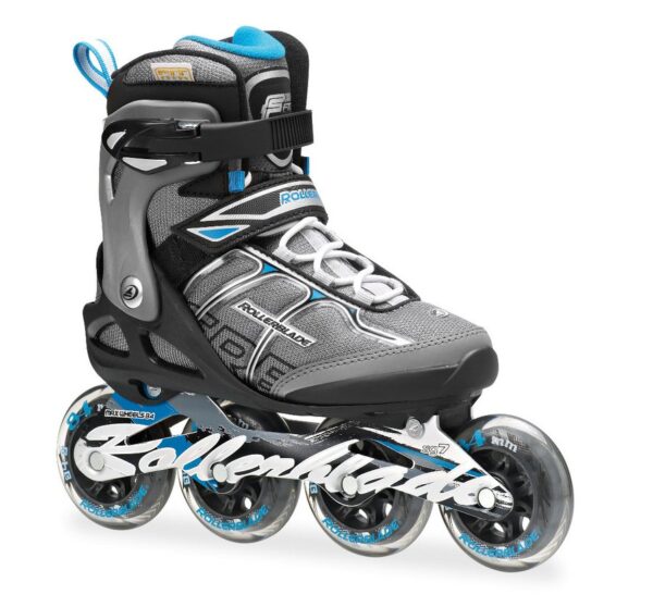 Ковзани роликові Rollerblade Macroblade 84 Alu W black/light blue