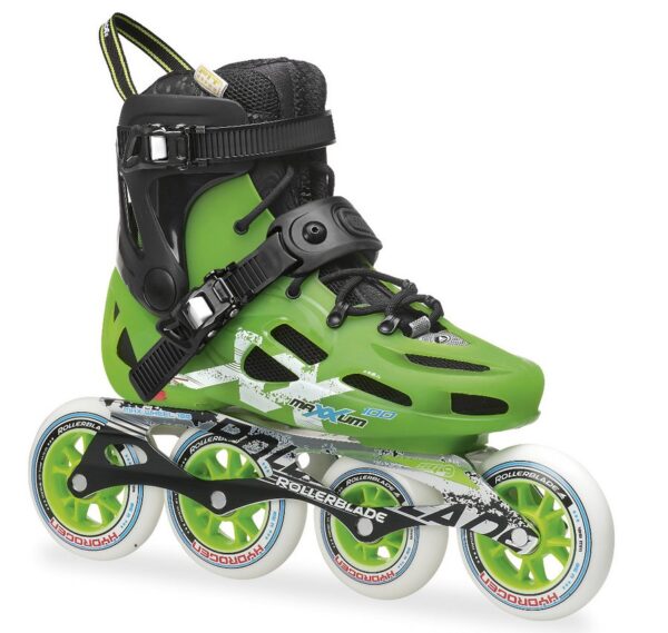 Ковзани роликові Rollerblade Maxxum 100 black/acid green