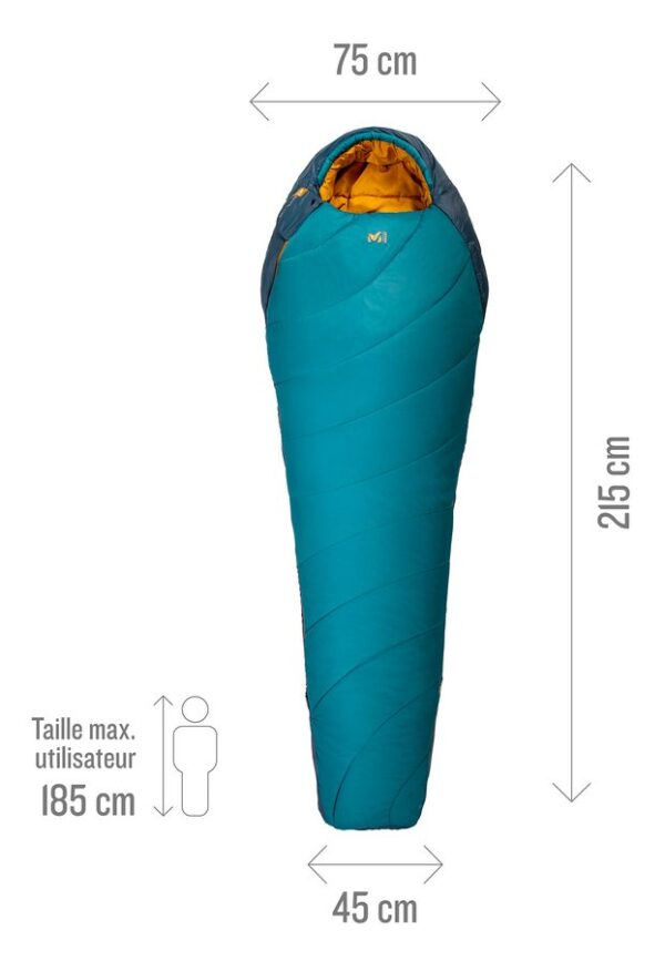 Мішки спальні Millet BAIKAL 1100 REG R orion blue