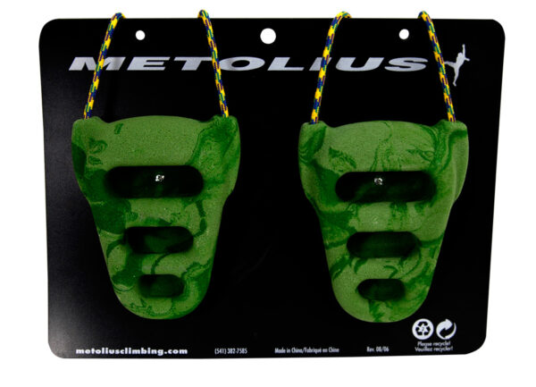 Зачіпки підвісні Metolius ROCK RINGS 3D green/white swirl