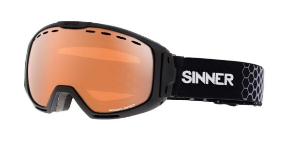 Окуляри маски Sinner MOHAWK matte black/double orange sintec +vent.