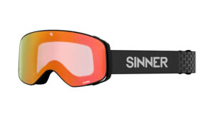 Окуляри маски Sinner OLYMPIA mt black/ dbl full orange mirror