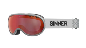 Окуляри маски Sinner VORLAGE mt light grey/ dbl full red mirror vent