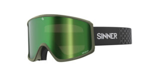 Окуляри маски Sinner SIN VALLEY matte moss green/ green mirror+dbl orng