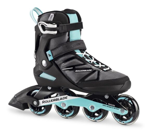 Ковзани роликові Rollerblade SPARK 80 ST W black/blue cyan