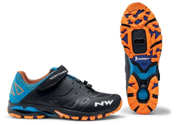 Туфлі велосипедні Northwave SPIDER 2 black/blue/orange