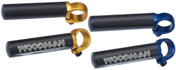 Ріжки на кермо Woodman Роги на кермо CHUPA CARBON L carbon/gold