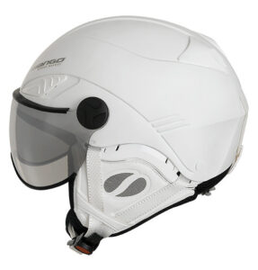 Шоломи Mango WIND FREE + VISOR ORANGE MIRROR white st