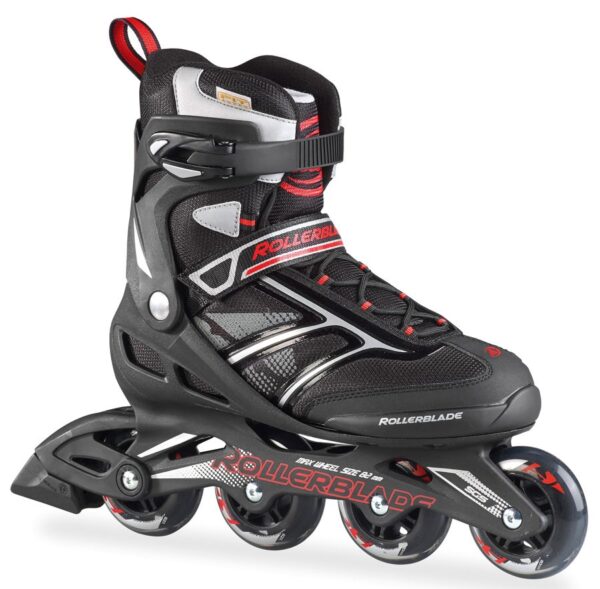 Ковзани роликові Rollerblade ZETRABLADE black/red