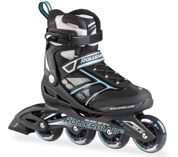 Ковзани роликові Rollerblade ZETRABLADE W black/light blue